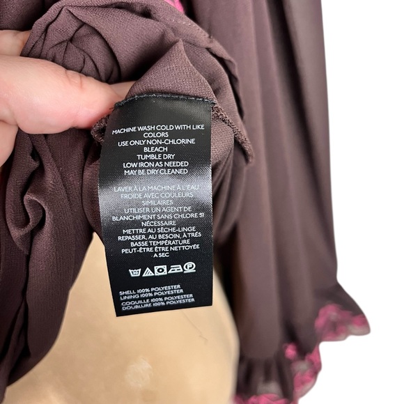 Anthropologie Long Sleeve Appliqué Women’s Blouse M NEW! - Picture 9 of 13